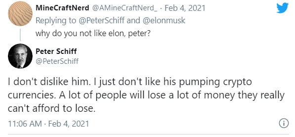 Peter Schiff Elon Musk