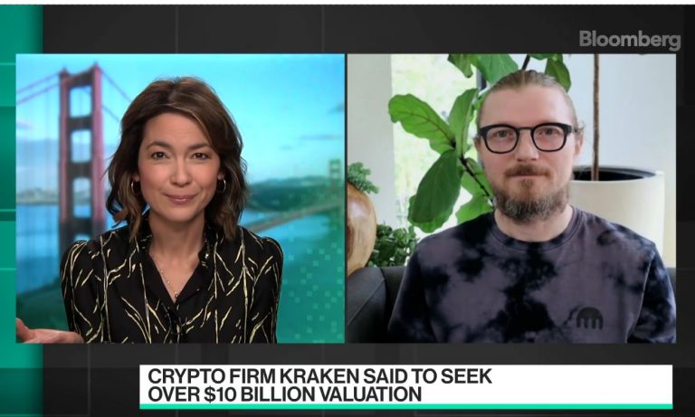 CEO da Kraken em entrevista À Bloomberg.