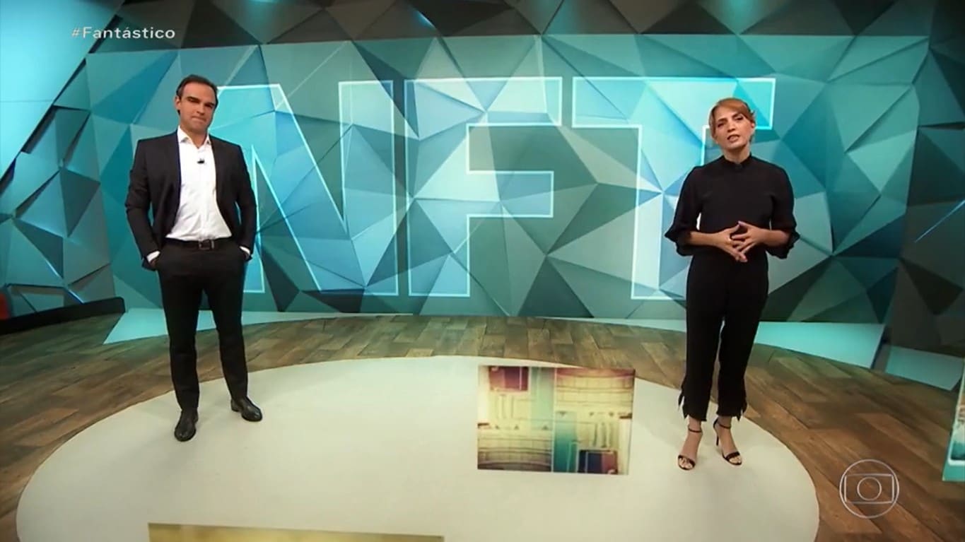 Fantástico fala sobre NFT