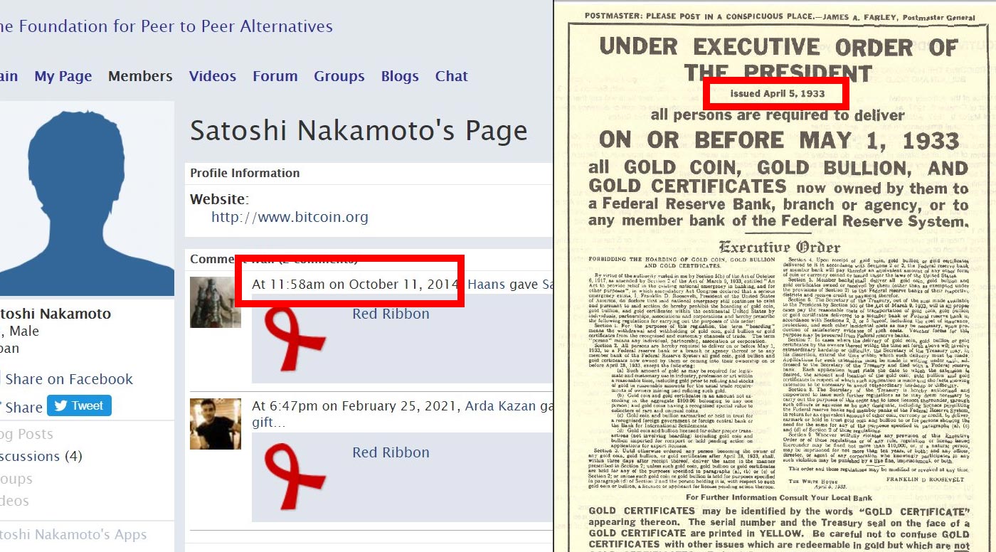 Satoshi Nakamoto trollou o governo marcando seu aniversário para 5 de abril.?