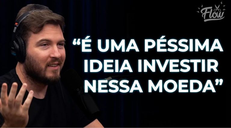 Thiago Nigro falando sobre Dogecoin. Imagem: Youtube