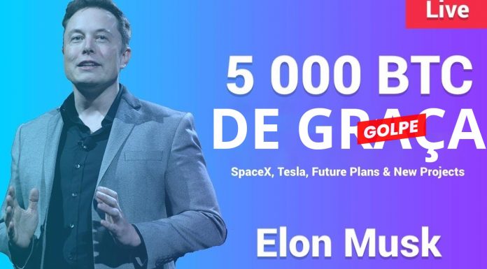Golpes usam imagem de Elon Musk. Imagem: Reprodução.
