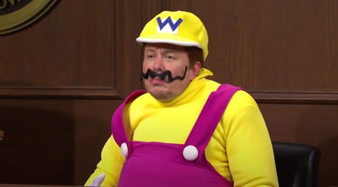 Elon Musk interpretando Wario. Imagem: Divulgação SNL.