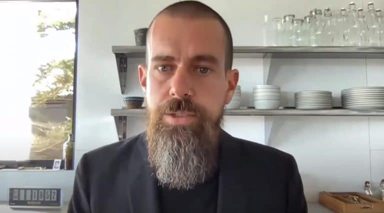 CEO do Twitter, Jack Dorsey em conferência com o congresso dos EUA. Imagem: Youtube.