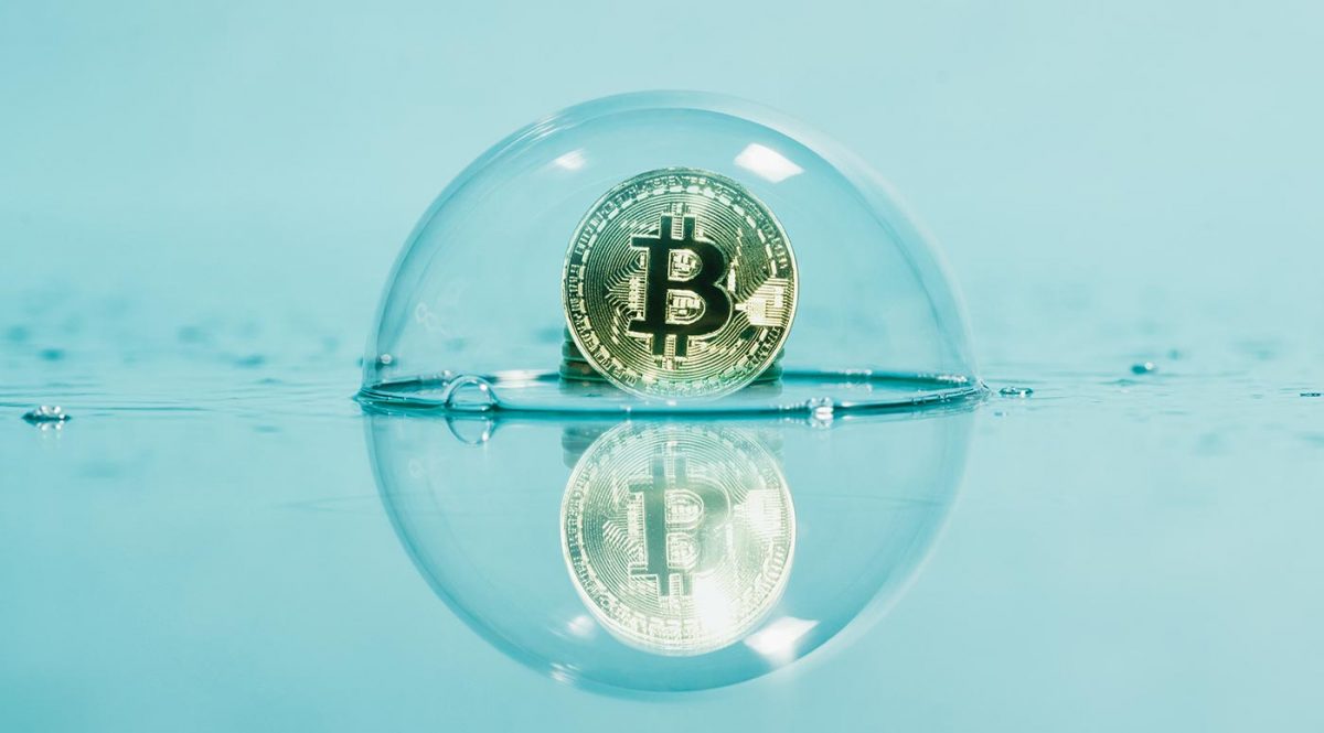 Bitcoin Bolha. (Imagem: Shutter Stock)