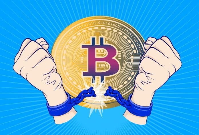 Liberdade de Bitcoin. Imagem: Adobe Stock