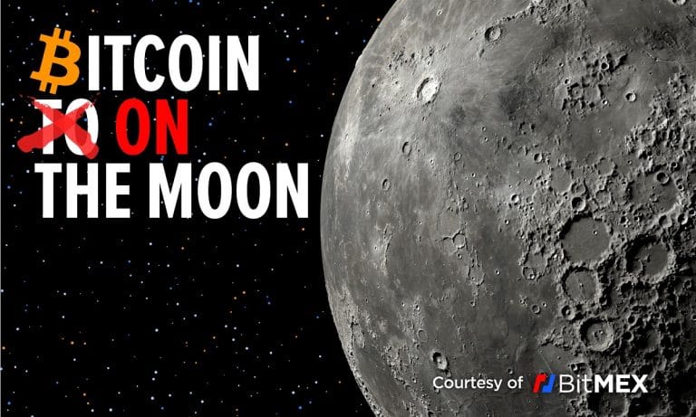 Bitcoin na lua por BitMEX