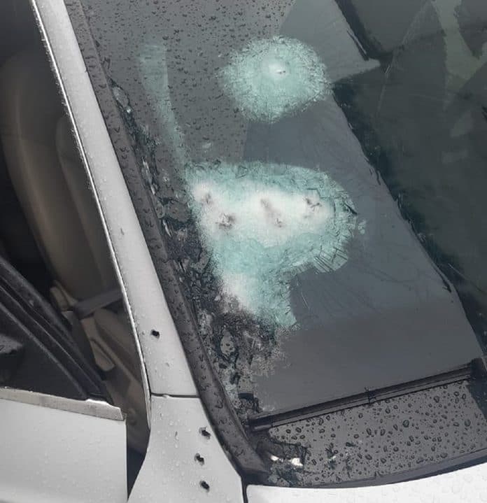 Carro Fuzilado em Cabo Frio 10 de junho de 2021