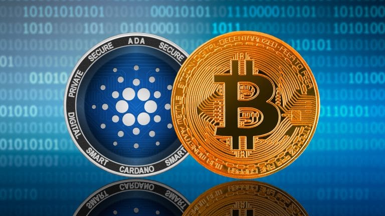 Criptomoedas Cardano e Bitcoin