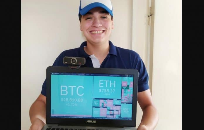 Joaquin, paraguaio que acredita no Bitcoin
