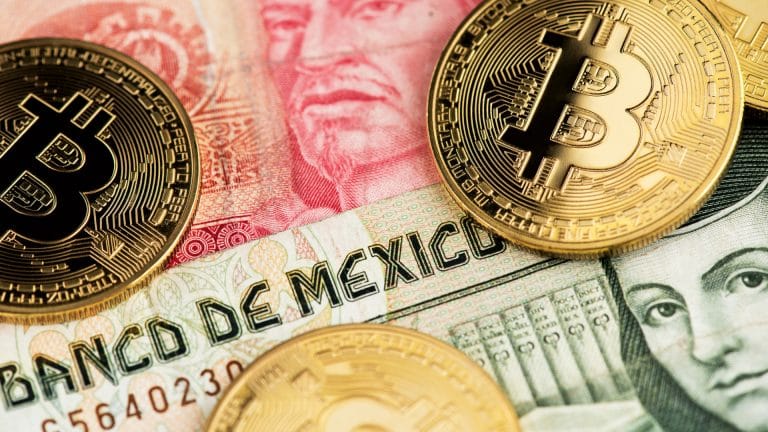 Nota de Peso Mexicano e Bitcoin no México