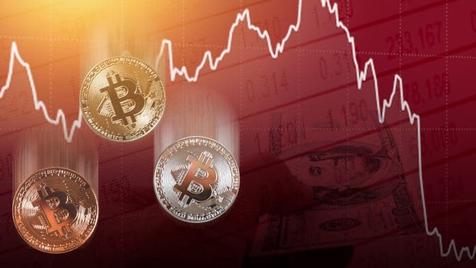 Queda massiva e brutal do Bitcoin