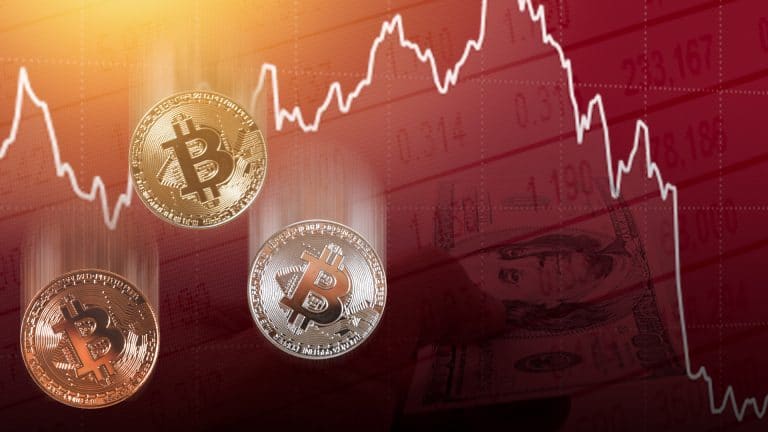 Queda massiva e brutal do Bitcoin