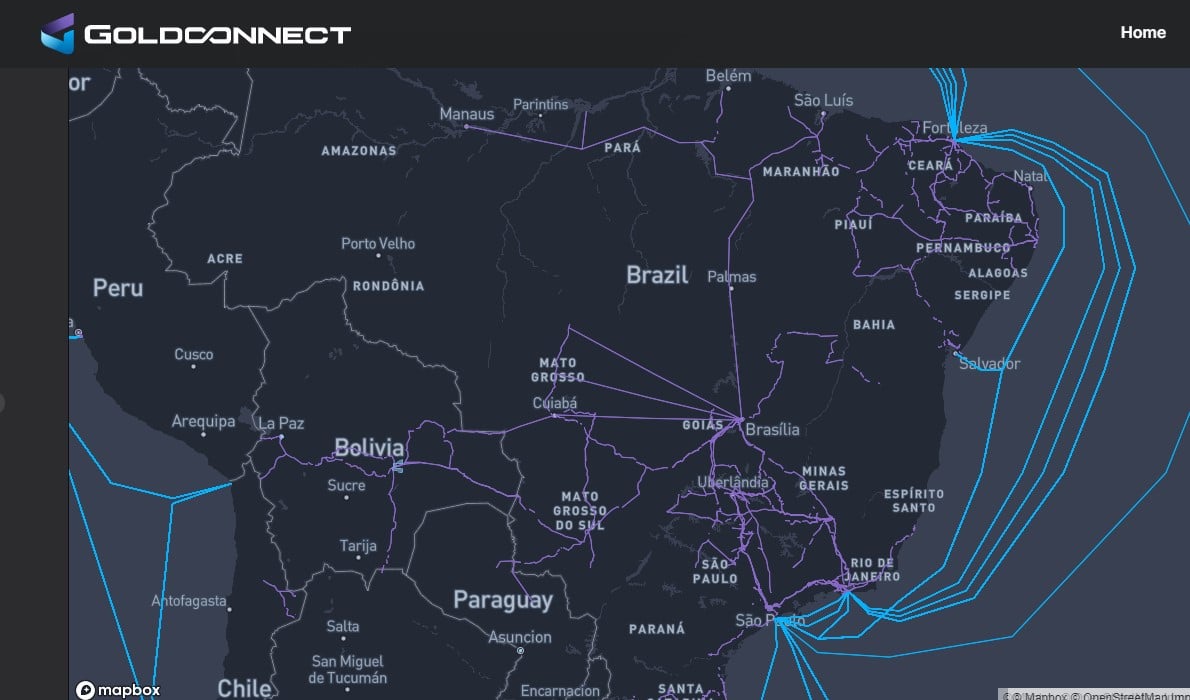 Rede GoldConnect passa no Ceará, São Paulo e Rio de Janeiro no Brasil
