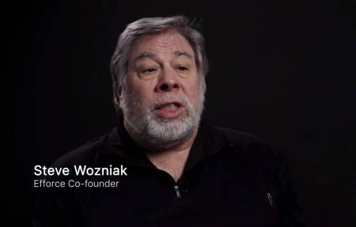 Steve Wozniak, co-fundador da Apple e Efforce