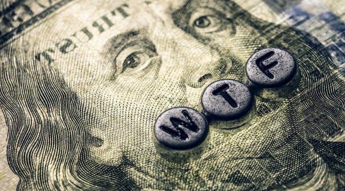 WTF dólar. (Imagem: ShutterStock)
