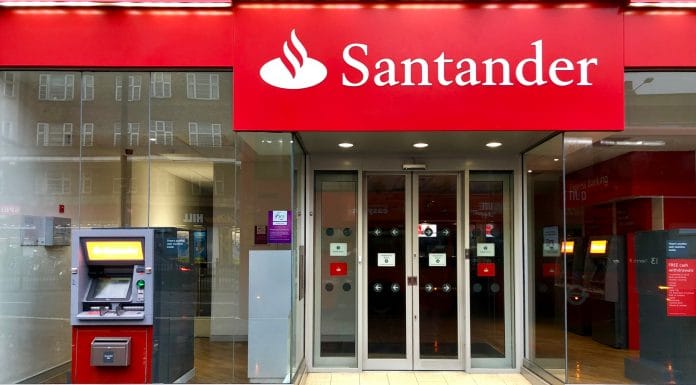 Agência do Santander em Londres Reino Unido