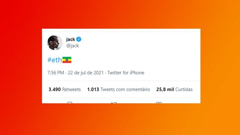 Twitter coloca bandeira da Etiópia na hashtag #ETH, Jack Dorsey está tirando sarro do Ethereum?