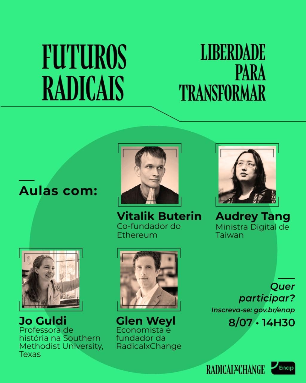 Evento Futuros Radicais - Liberdade para transformar
