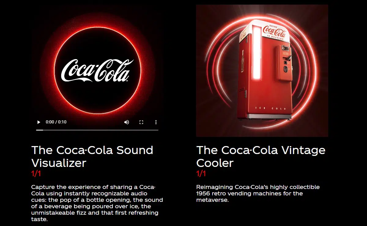 Geladeira Vintage da Coca-Cola e vídeo também serão leiloados