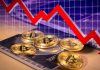 Mercado de Bitcoin operando em queda baixa despenca perde cai