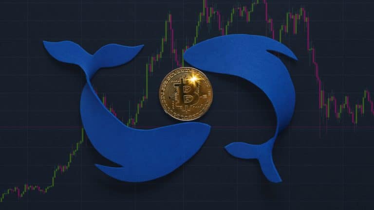 Movimentos de baleias em gráfico do Bitcoin