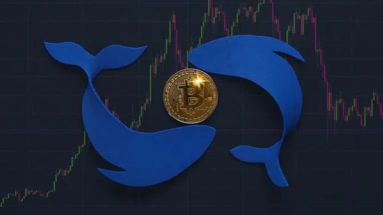Movimentos de baleias em gráfico do Bitcoin