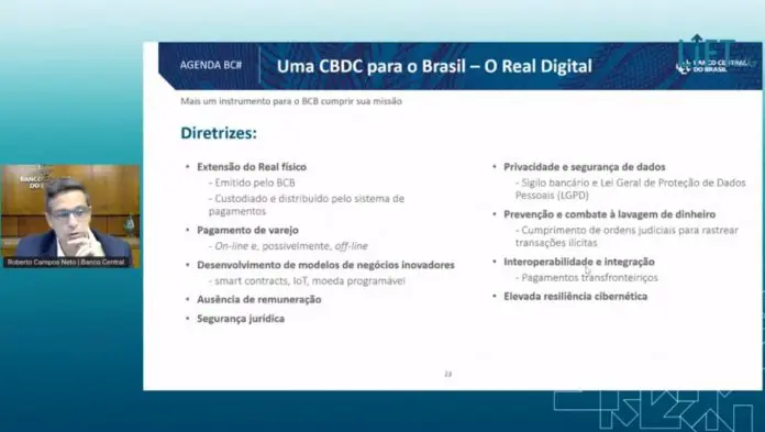 Presidente do Banco Central do Brasil comenta sobre Real Digital
