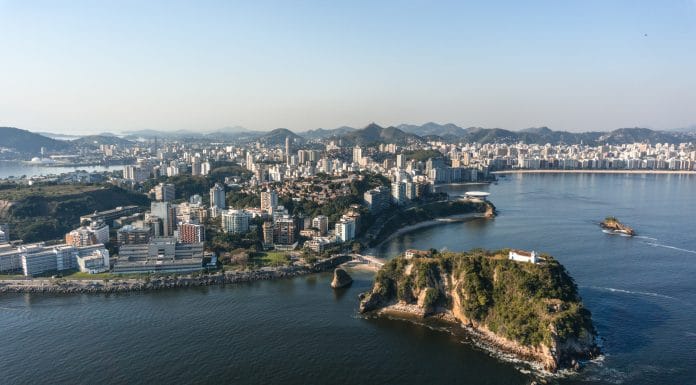 Vista aérea da cidade de Niterói