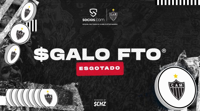 Atlético Mineiro vende tokens