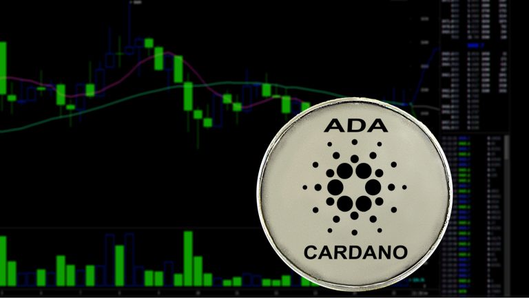Gráfico de preço da Cardano (ADA) em alta