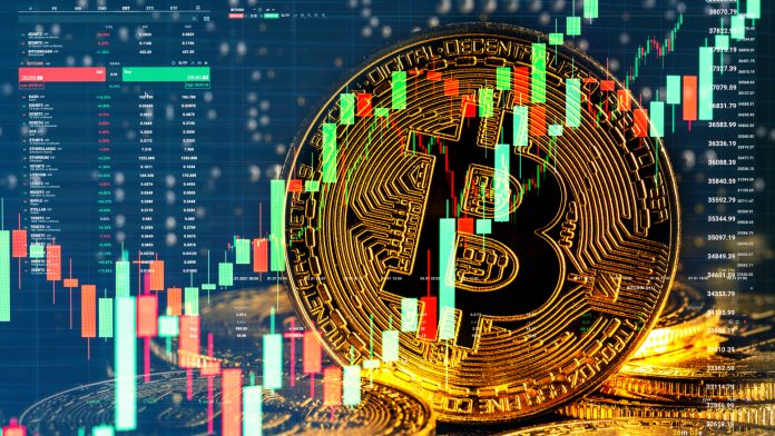 Gráfico de preço do Bitcoin no mercado cotação Dólar Real agosto 2021