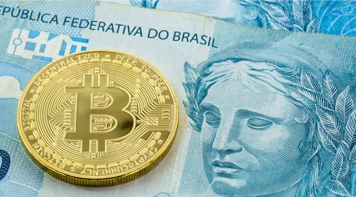 Nota de Real Brasileiro e Bitcoin