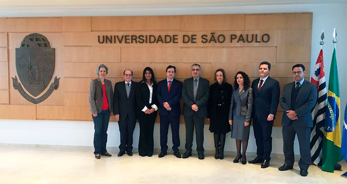 Solenidade na USP com TCE do Ceará em 2019 para curso de especialização