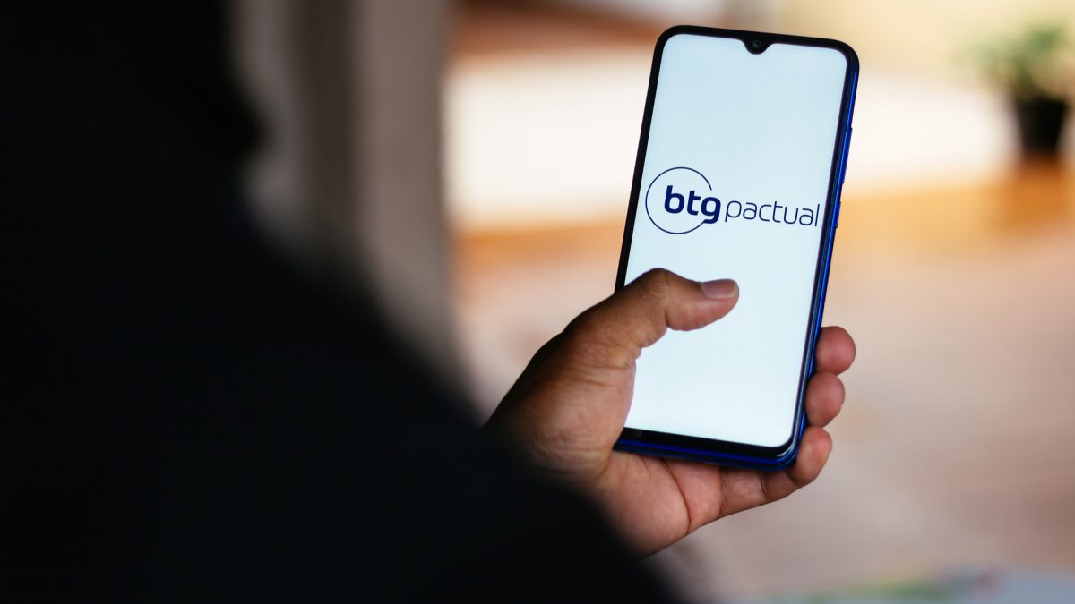 Aplicativo do BTG Pactual Bitcoin