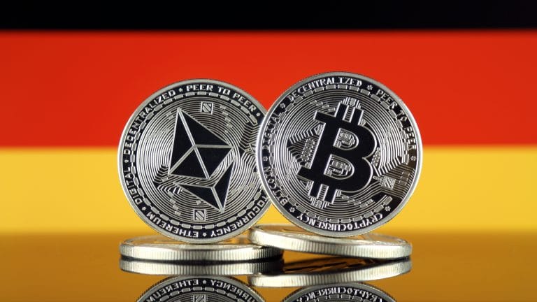 Bitcoin, Ethereum e Bandeira da Alemanha