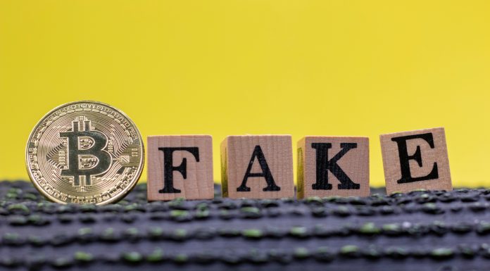 Bitcoin falso fake