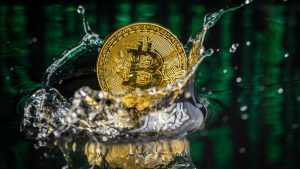 Bitcoin na água