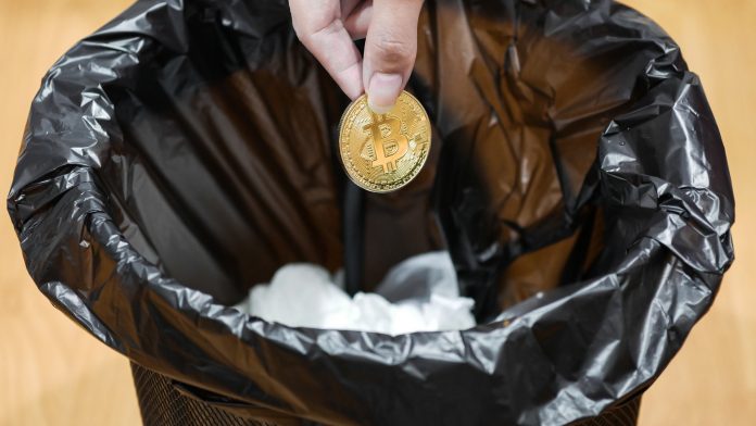 Bitcoin no lixo mineração