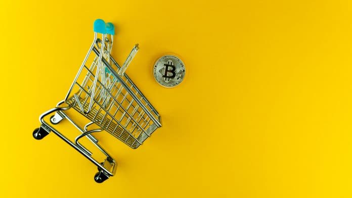 Carrinho de compra e Bitcoin