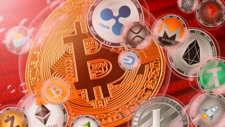 Criptomoedas alternativas em bolhas