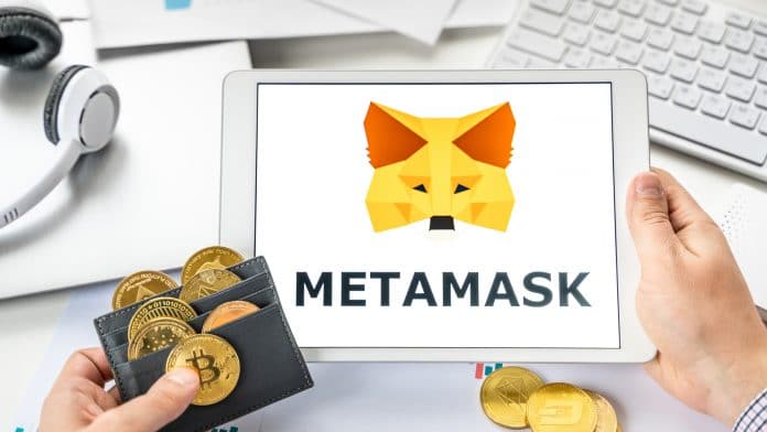 Imagem da MetaMask, carteira de criptomoedas roubo falha golpe