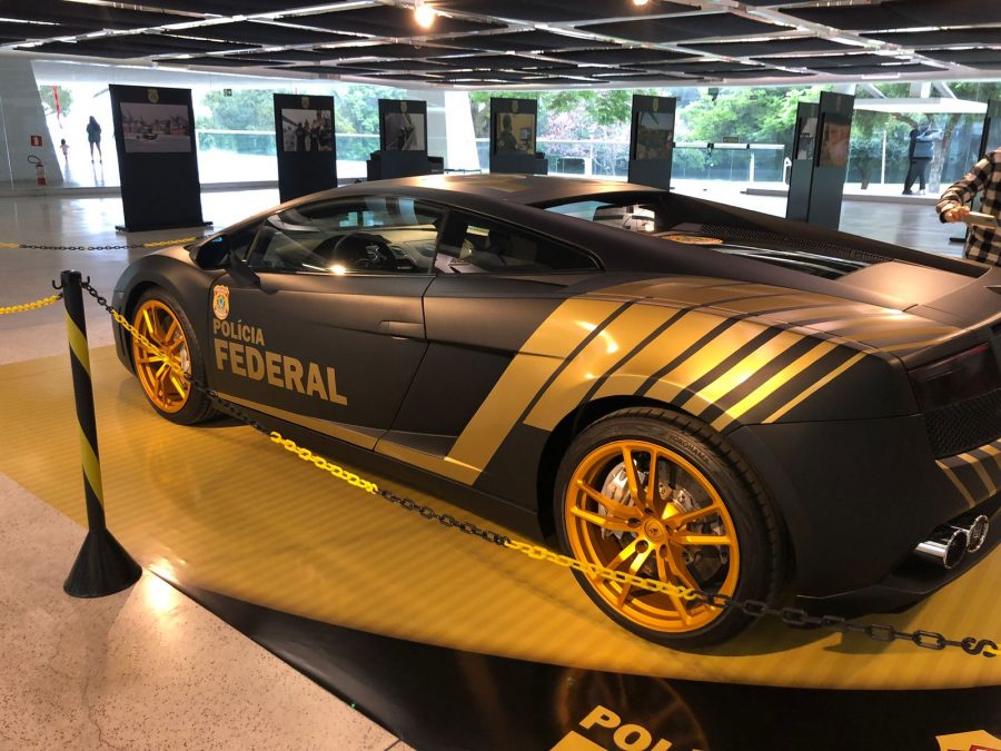 Lamborghini do Bitcoin Banco em Museu