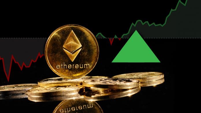 Preço do Ethereum em alta