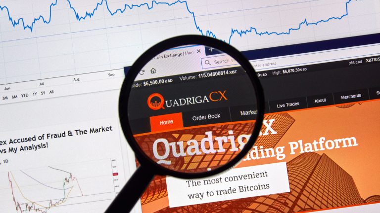 Site da QuadrigaCX corretora de Bitcoin perde golpe lesado lamenta