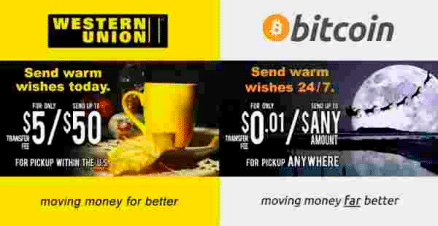 Western Union vs Bitcoin