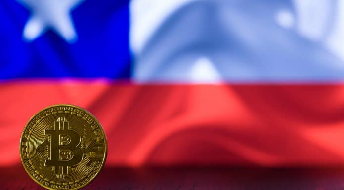 Bitcoin e bandeira do Chile compra venda