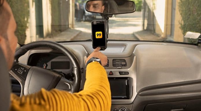 Imagem de motorista do 99 App