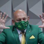 Luciano Hang durante CPI da Pandemia