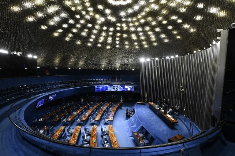 Plenário do Senado Federal durante sessão deliberativa